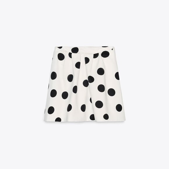 ZARA POLKA DOT STRAPLESS TOP XL - Picture 3 of 4